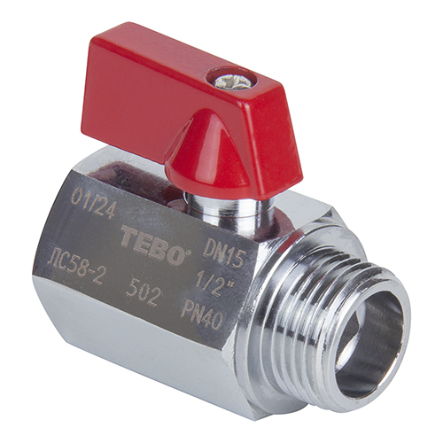 Кран шаровой TEBO mini ВН/НАР