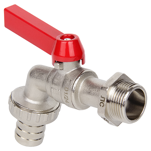 Кран шаровой TEBO НАР поливочный с латунным штуцером