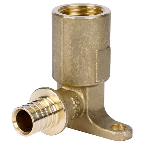 Угольник ALTSTREAM настенный с креплением с длинным патрубком