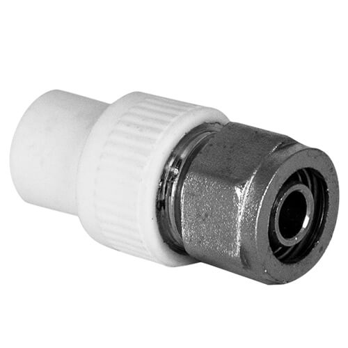 Переходник TEBO комбинированный PP-R — PE-X, PE-X/AL/PE-X, PE-RT