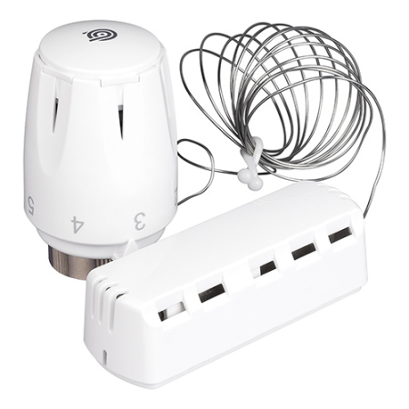 Термостатическая головка TEBO жидкостная с выносным датчиком